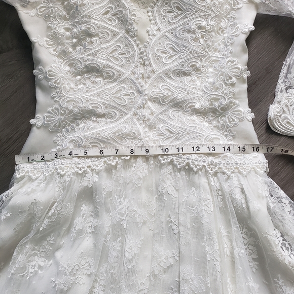 Jessica Mcclintock Gunne Sax Vintage Wedding Dress - Picture 11 of 16
